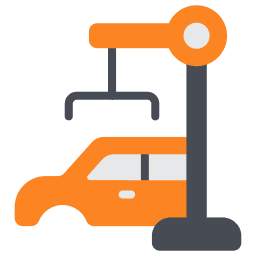 Icon representing translation services for Automotive and Transportation sector.